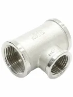 Тройник редукционный General Fittings 3/4"х1/2"х3/4" ВР никелированный