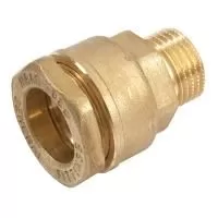 Муфта с наружной резьбой General Fittings 1"х 32 для ПЭ