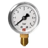 Манометр радиальный STI D50 6 бар 1/4"