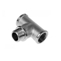 Тройник General Fittings 1/2"ВР / 1/2"НР / 1/2"ВР никелированный