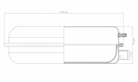 Бак отопления ДЖИЛЕКС F 6л Расширительный бак для отопления ДЖИЛЕКС F 6л
