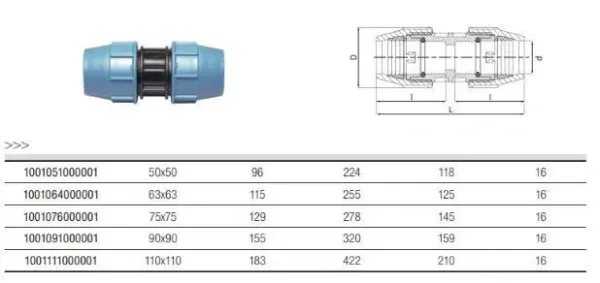 Муфта Unidelta ПП 50 