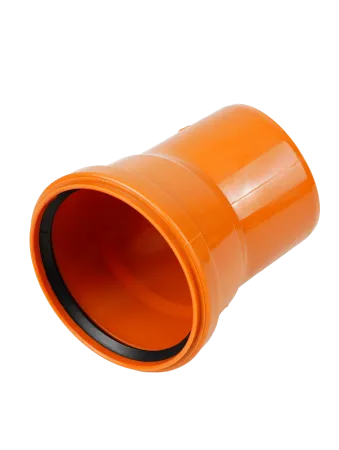 Отвод канализационный VALFEX 30 градусов 110 мм (оранжевый)