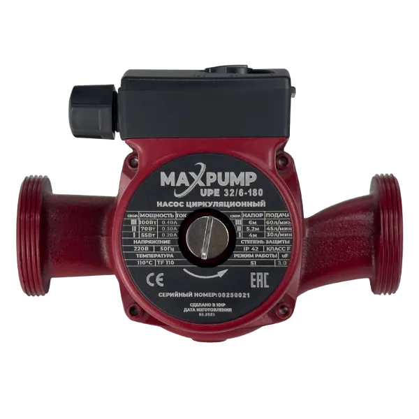 Циркуляционный насос MAXPUMP UPE 32/6-180