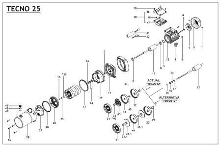 Поверхностный насос Espa tecno 25 4M