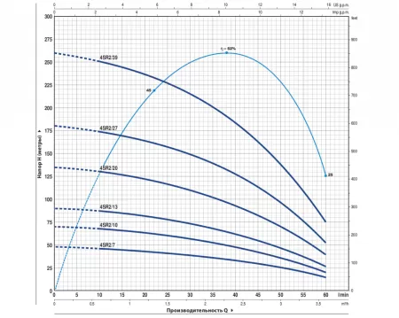 Pedrollo 4SR2m/13-P с QEM 100