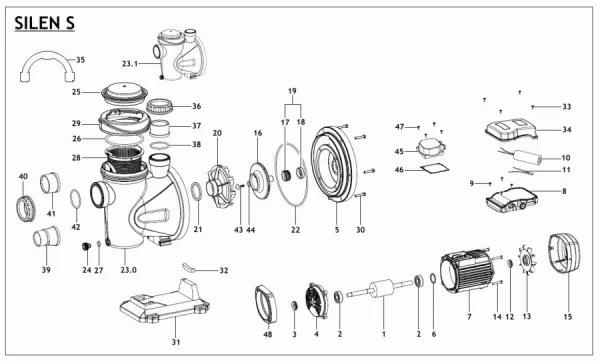 Насос для бассейн ESPA SILEN  S 75 15