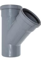 Тройник VALFEX 45 градусов 110-110 внутренняя канализация