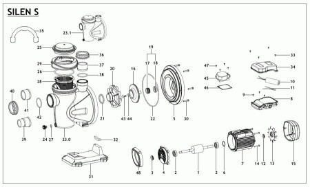Насос для бассейн ESPA SILEN  S 150 22
