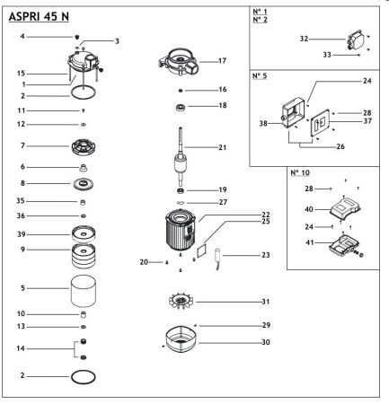 Поверхностный насос ESPA ASPRI45 4 N