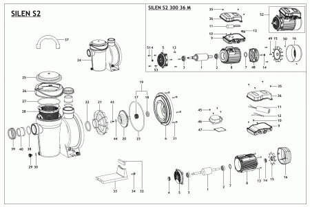 Насос для бассейн ESPA SILEN  S2 300 36