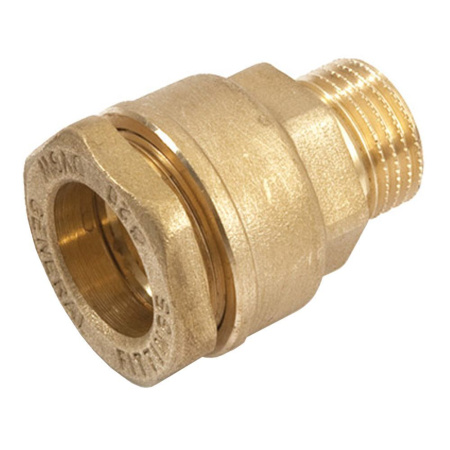 Муфта с наружной резьбой General Fittings 1"х 32 для ПЭ