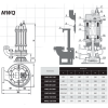 Фекальный насос IBO MWQ 50/1500 380 В