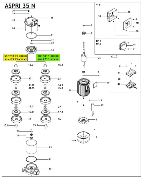 Поверхностный насос ESPA ASPRI35 4M N